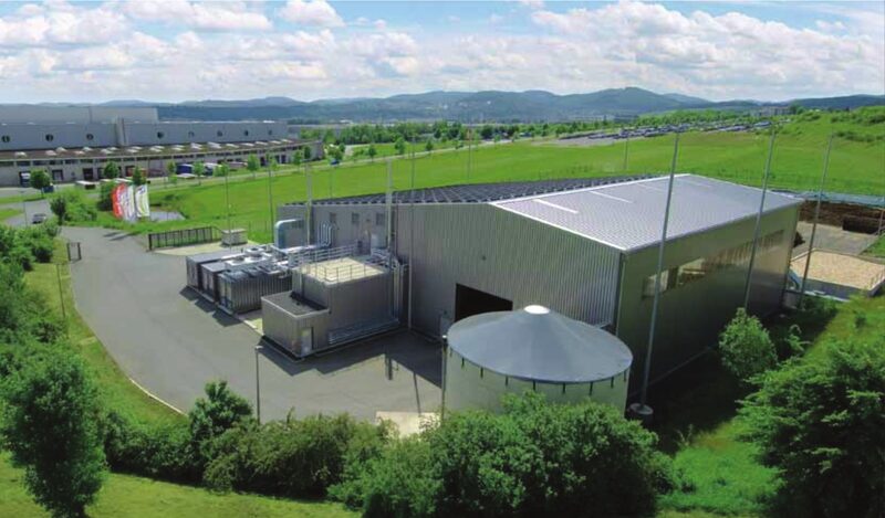 Biogáz feljavító létesítmény